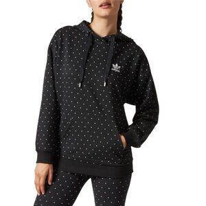 Adidas Originals By Pharrell Williams Black Hu Hiking Logo Hooded Sweatshirt